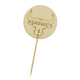 Palito de Cozinha em Bambu 9cm “Saignant” (1200 Uds)