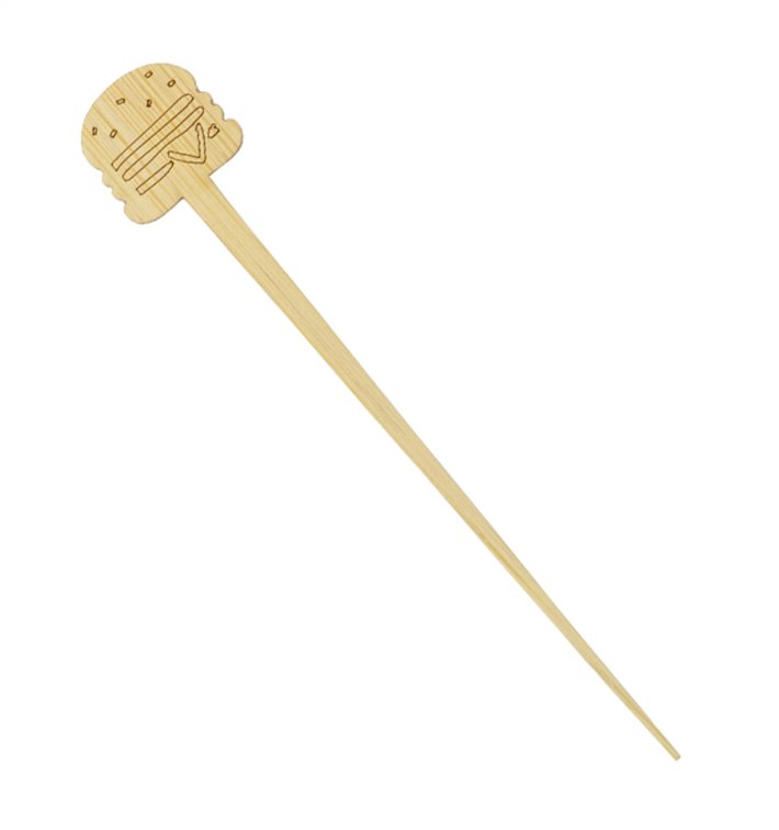 Espeto de Hambúrguer 12cm (50 Uds) Espeto de Hambúrguer 12cm (50 Uds)