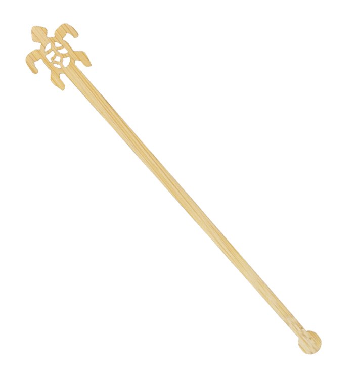 Agitador de Tartaruga 14cm (50 Uds) Agitador de Tartaruga 14cm (50 Uds)
