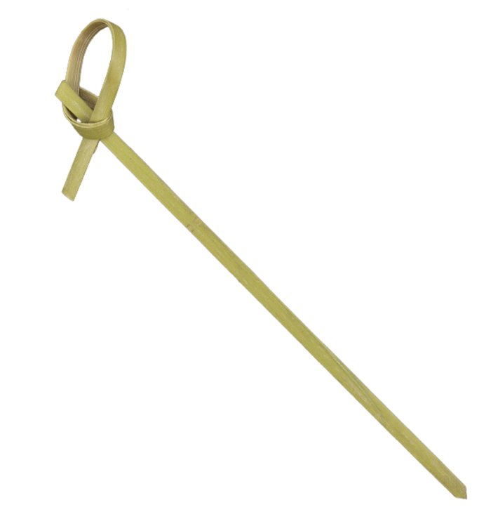 Espeto de Bambu "Laço" Natural 10cm (250 Uds) Espeto de Bambu "Laço" Natural 10cm (250 Uds)