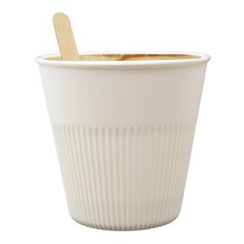 Copo PP Durável e Reutilizável Creme 230ml Ø9,6cm (100 Unidades)