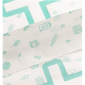 Saco de Papel Branco Farmácia 14+7x27 cm (125 Uds)