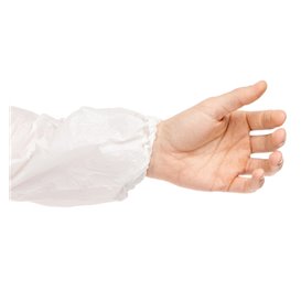 Manguitos em Polietileno 18x44cm 20Microns Branco (1.000 Uds)