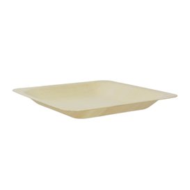 Prato Quadrado de Madeira 10,5x10,5cm (600 Uds)