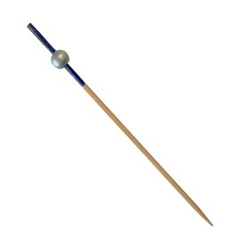 Espeto de Bambu Azul/Prata 10cm (1.200 Uds)
