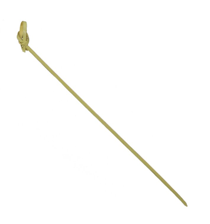 Espeto de Bambu "Laço" Natural 18cm (100 Uds) Espeto de Bambu "Laço" Natural 18cm (100 Uds)