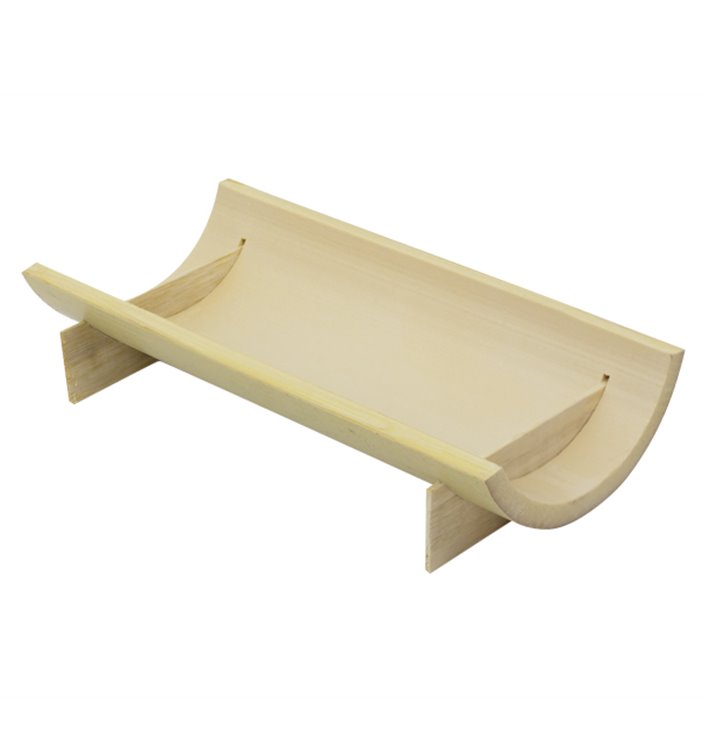 Tabuleiro de Bambu 20x10,5x4,5cm (12 Uds) Tabuleiro de Bambu 20x10,5x4,5cm (12 Uds)