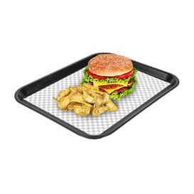 Papel Anti-Gordura “Vichy” Preto 31x35 cm (1.000 Uds)