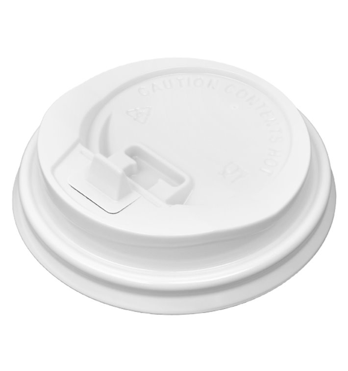 Tampa Perfurada para Copo 7Oz Branca Ø7,2cm (50 Uds) Tampa Perfurada para Copo 7Oz Branca Ø7,2cm (50 Uds)