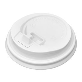 Tampa Perfurada para Copo 7Oz Branca Ø7,2cm (1.000 Uds)