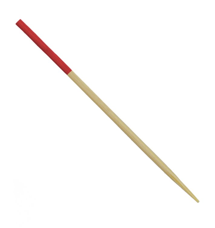 Espeto de Bambu Ponta Vermelha 7cm (3.600 Uds)