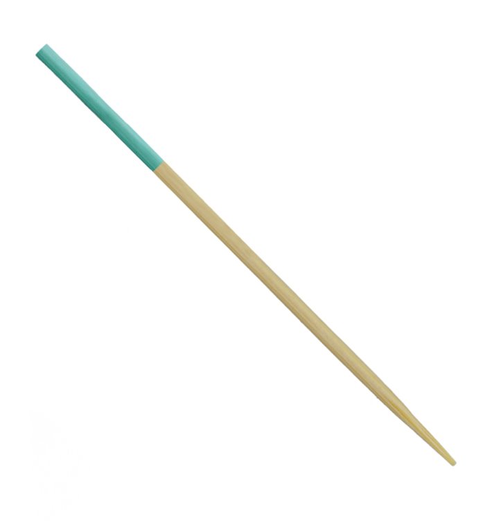 Espeto de Bambu Ponta Turquesa 7cm (3.600 Uds) Espeto de Bambu Ponta Turquesa 7cm (3.600 Uds)