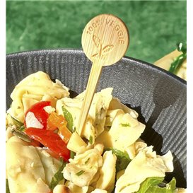 Marcador de Bambu Veggie 10cm  (50 Uds)