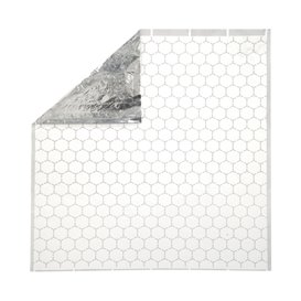 Folha de Alumínio à Prova de Gordura Prateada 41*41cm (500 Uds)