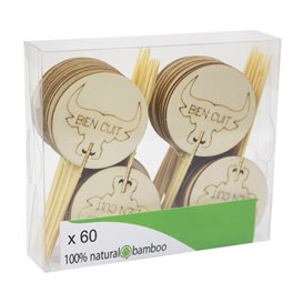 Palitos de Madeira Ben Feito “Bien Cuit” 9cm (60 Uds)
