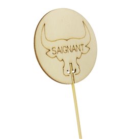 Palitos de Madeira Pouco Feito “Saignant” 9 cm (1200 Uds)