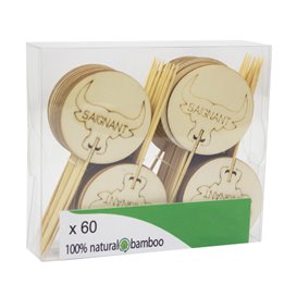 Palitos de Madeira Pouco Feito “Saignant” 9 cm (1200 Uds)