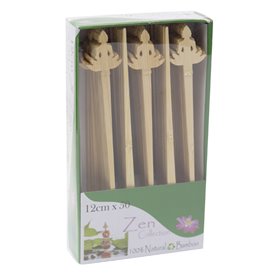 Espeto de Bambu “Bouddha 1” 12cm (600 Uds)