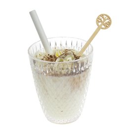 Agitador de Bebida em Bambu com Árvore da Vida 14cm (50 Uds)