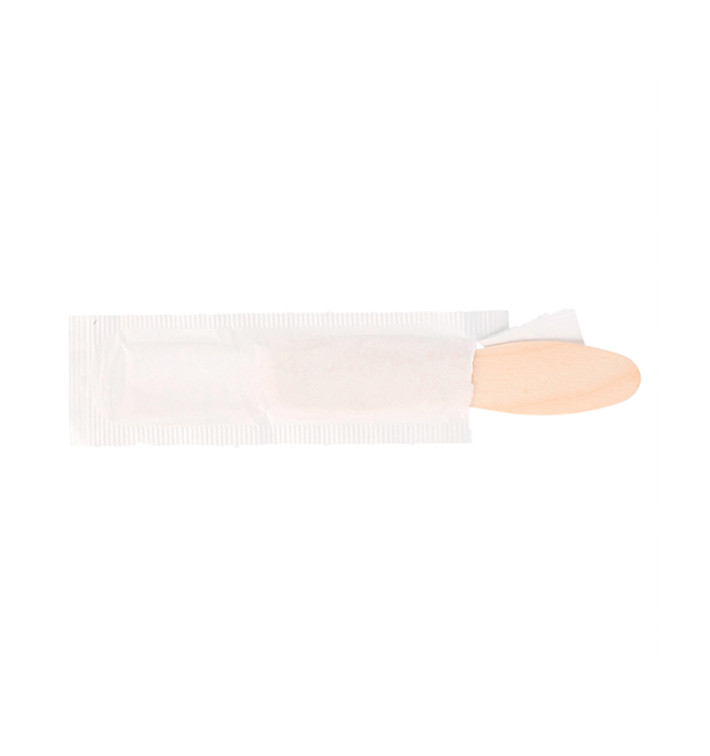Colher de Madeira para Gelados 75mm Colher de Madeira para Gelados 75mm