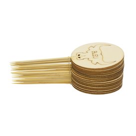 Palitos de Madeira Muito Pouco Feito “Bleu” 9cm (1200 Uds)