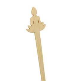 Espeto de Bambu “Bouddha 1” 12cm (600 Uds)