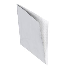 Saqueta Antigordura Aberta 2L Prata 16x16cm (500  Uds)