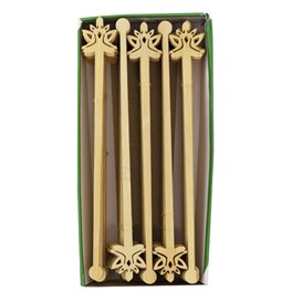 Agitador de Bebida em Bambu “Bouddha 2” 14cm (50 Uds)