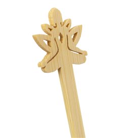 Agitador de Bebida em Bambu “Bouddha 2” 14cm (600 Uds)