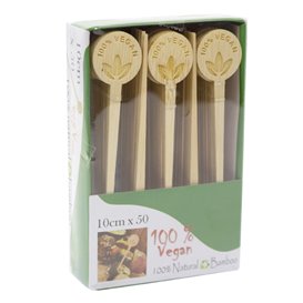 Marcador de Bambu Vegan 10cm  (50 Uds)