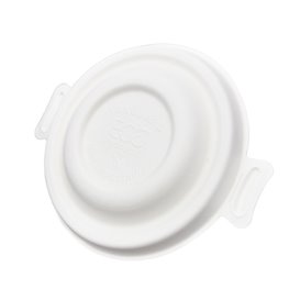 Tampa de Cana-de-Açúcar Branco para Tigela 175 e 235ml (600 Uds)