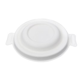 Tampa de Cana-de-Açúcar Branco para Tigela 175 e 235ml (600 Uds)