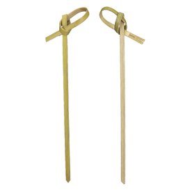 Espeto de Bambu "Laço" Natural 10cm (2.500 Uds)