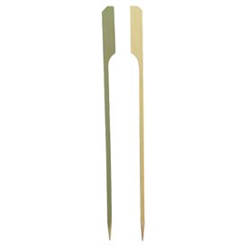 Espeto de Bambu "Golf" Natural 18cm em caixa (100 Uds)