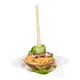 Espeto Duplo de Bambu Catering 15 cm (1.200Uds)