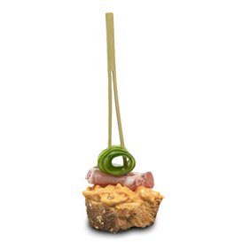 Espeto Duplo de Bambu Catering 15 cm (100 Uds)
