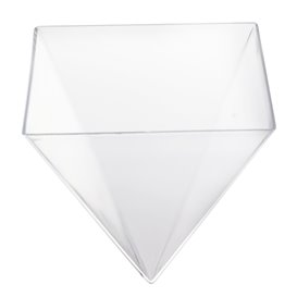 Suporte para Cone PS Transparente 6 Furos 40x6,5x7cm (6 Uds)
