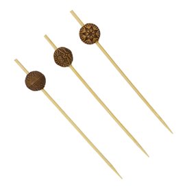 Pick Bambu Étnico 9cm (200 Unidades)