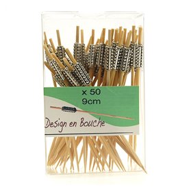 Espeto de Bambu “Totem” 9cm (600 Uds)