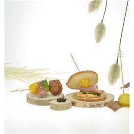 Espeto de Bambu Diamante 9cm (100 Uds)