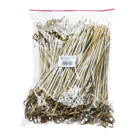Espeto de Bambu "Laço" Natural 18cm (100 Uds)