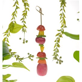 Espeto de Bambu "Laço" Natural 18cm (250 Uds)
