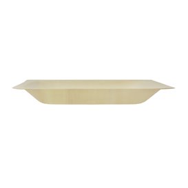 Prato Quadrado de Madeira 10,5x10,5cm (25 Uds)
