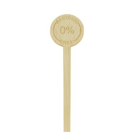 Agitador de Bebida en Bambu 0% Álcool 14cm (50 Uds)