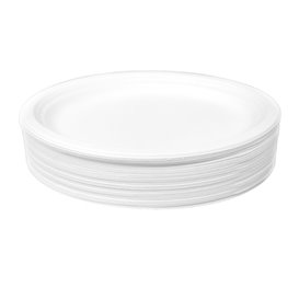 Bandeja de Cana de Açúcar Branco 32x25,5cm (50 Uds)