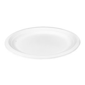 Bandeja de Cana de Açúcar Branco 32x25,5cm (50 Uds)