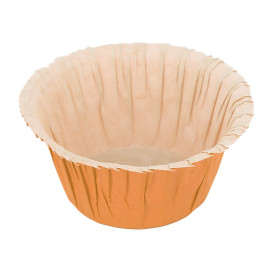 Cápsula Cupcake Laranja 4,9x3,8x7,5cm 