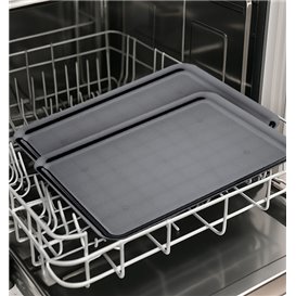 Bandeja Plastico Tray Preto 50x37cm (4 Uds)