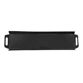 Bandeja Cartão Retângulo Preto Alças 32x7,5 cm (5 Uds)