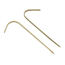 Espeto Curvo de Bambu 9 cm (100 Uds)